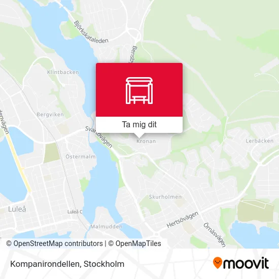 Kompanirondellen karta