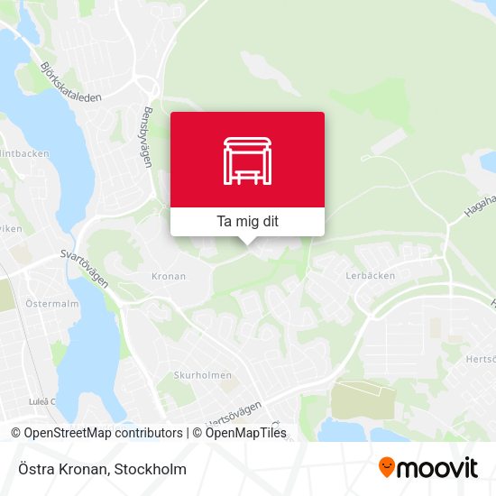 Östra Kronan karta
