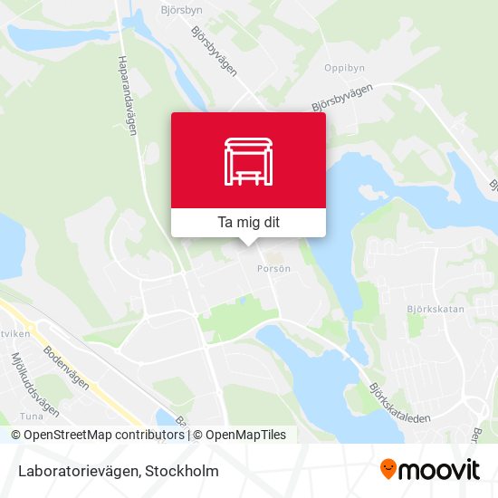 Laboratorievägen karta