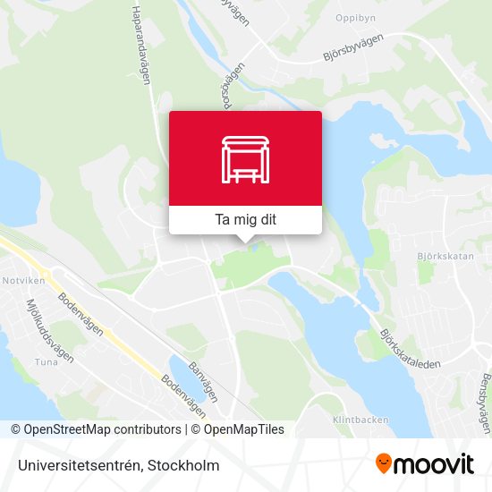 Universitetsentrén karta