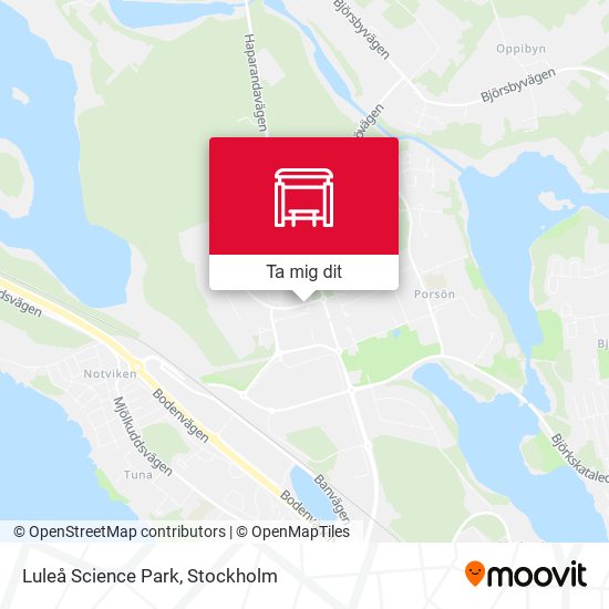 Luleå Science Park karta