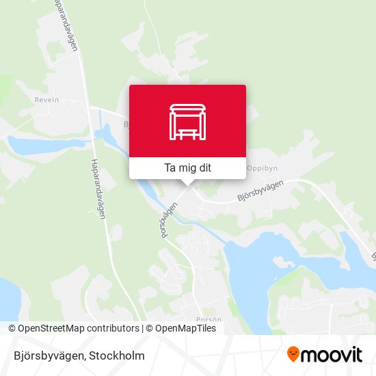 Björsbyvägen karta