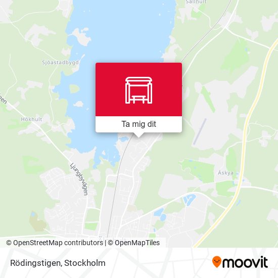 Rödingstigen karta