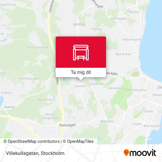 Villekullagatan karta