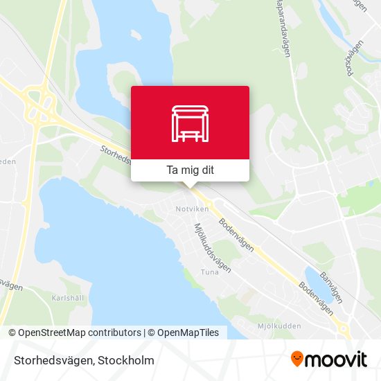 Storhedsvägen karta