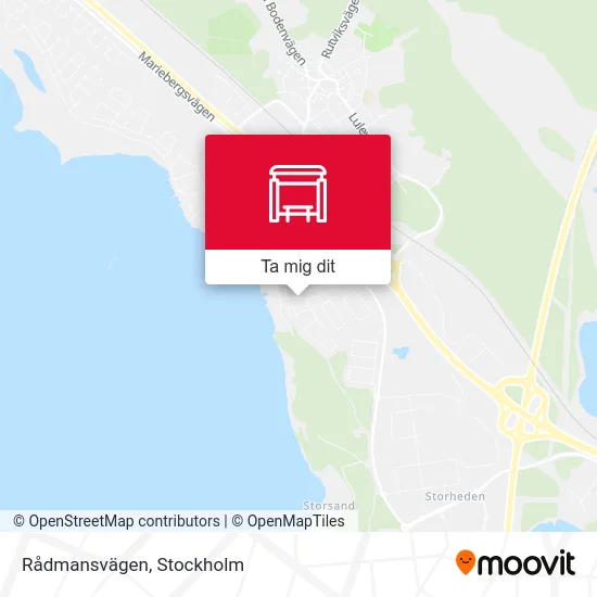 Rådmansvägen karta