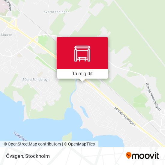 Övägen karta