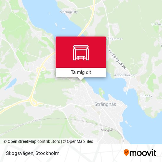 Skogsvägen karta