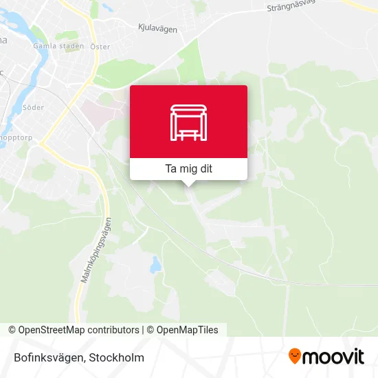 Bofinksvägen karta