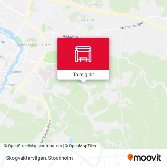 Skogvaktarvägen karta
