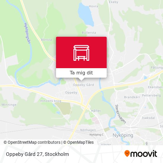 Oppeby Gård 27 karta