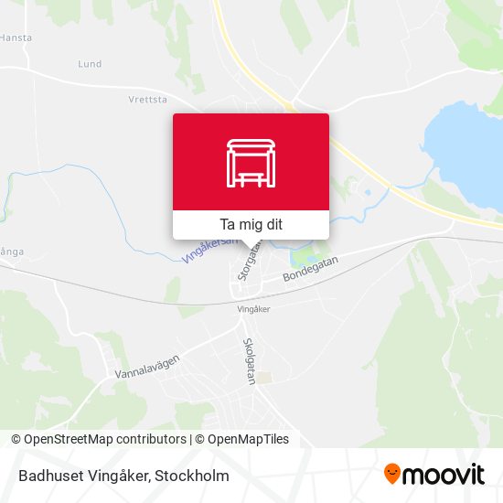 Badhuset Vingåker karta