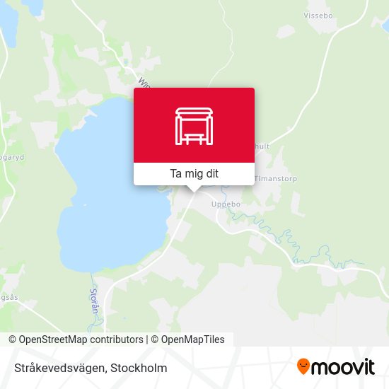 Stråkevedsvägen karta