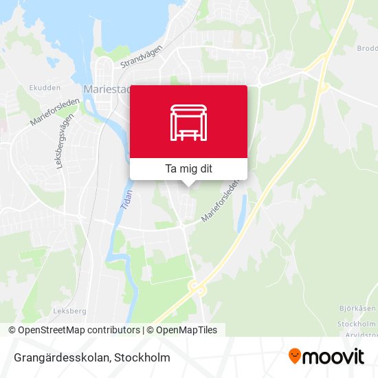 Grangärdesskolan karta