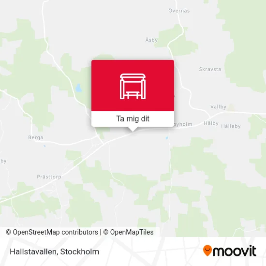 Hallstavallen karta