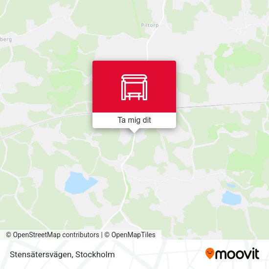Stensätersvägen karta