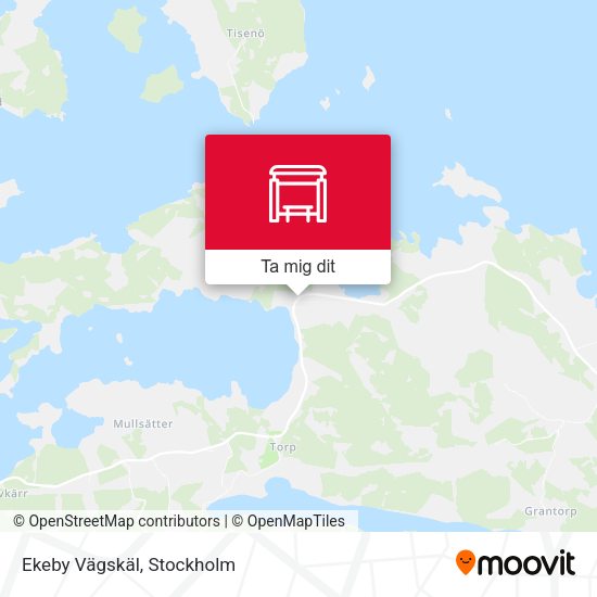 Ekeby Vägskäl karta