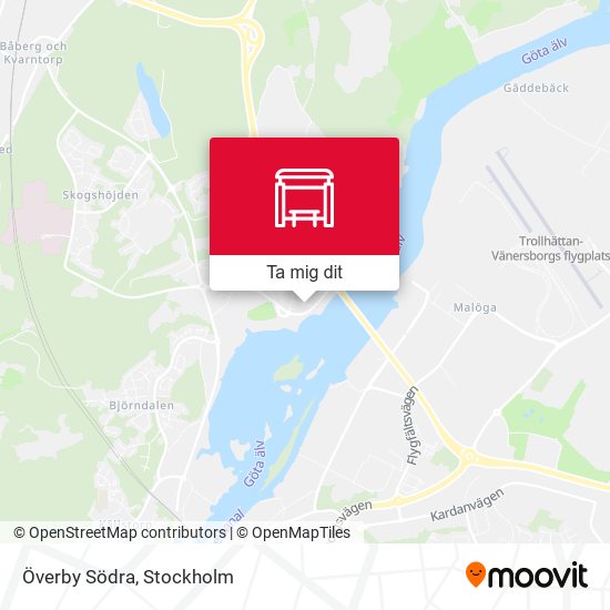 Överby Södra karta