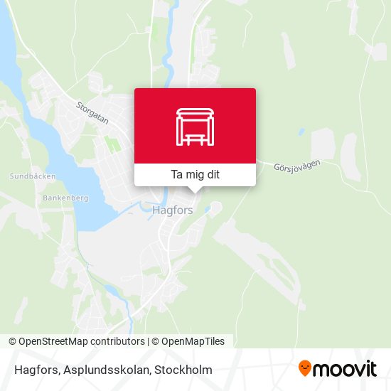 Hagfors, Asplundsskolan karta