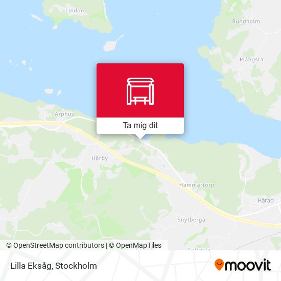 Lilla Eksåg karta