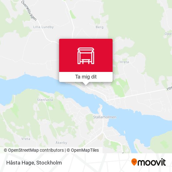 Håsta Hage karta