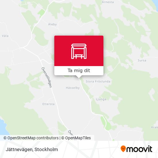 Jättnevägen karta