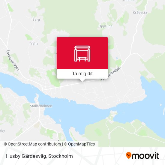 Husby Gärdesväg karta