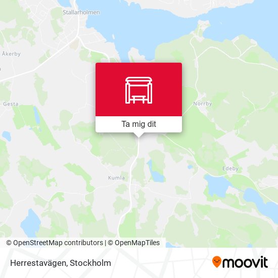 Herrestavägen karta