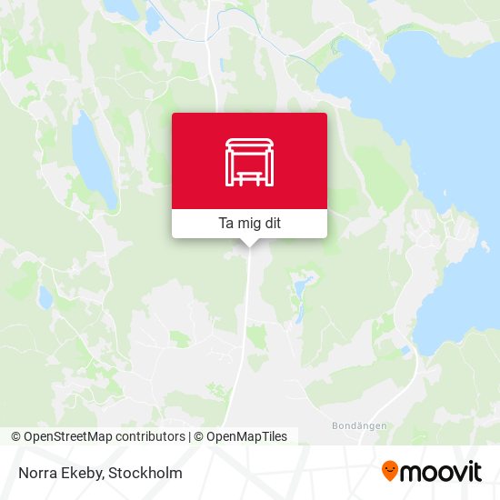 Norra Ekeby karta