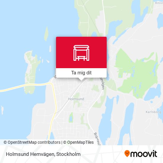 Holmsund Hemvägen karta