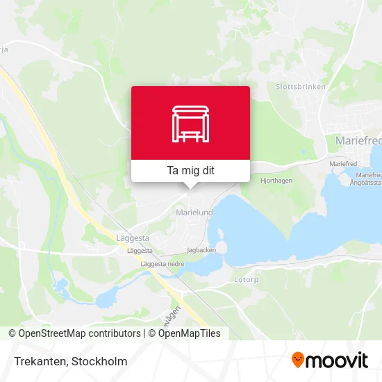Trekanten karta