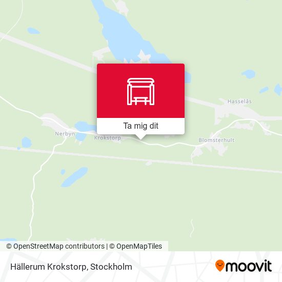 Hällerum Krokstorp karta