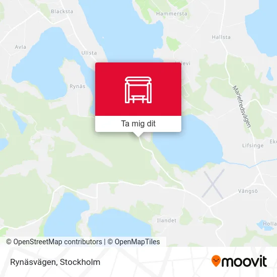 Rynäsvägen karta