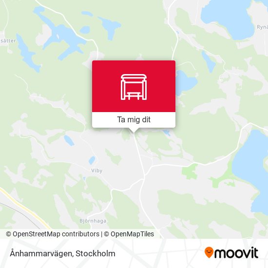 Ånhammarvägen karta