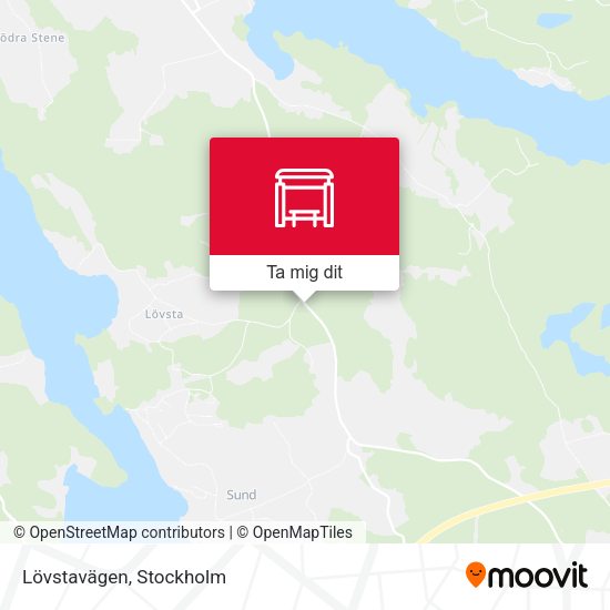 Lövstavägen karta