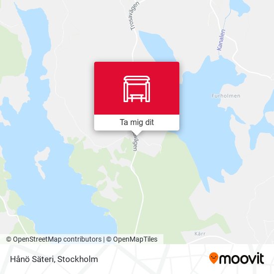 Hånö Säteri karta