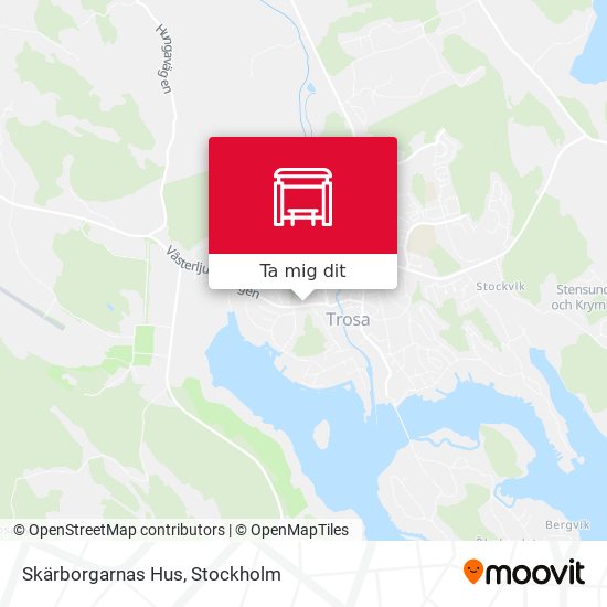 Skärborgarnas Hus karta