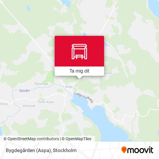 Bygdegården (Aspa) karta
