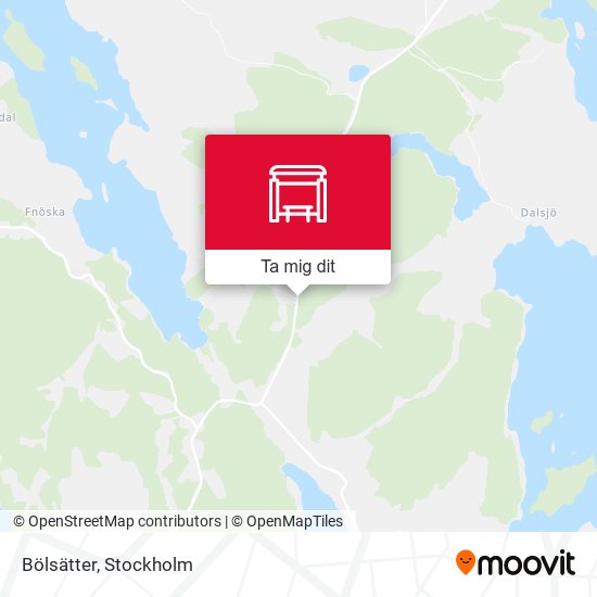 Bölsätter karta