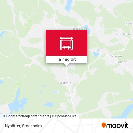 Nysätter karta