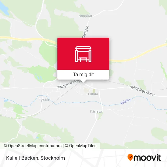 Kalle I Backen karta