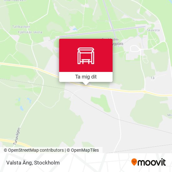 Valsta Äng karta