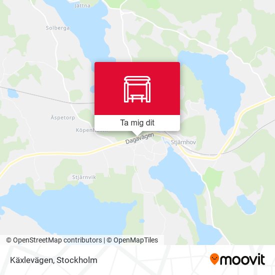 Käxlevägen karta