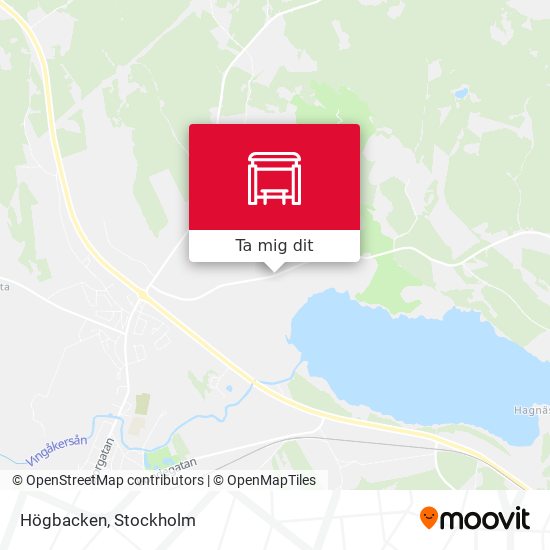 Högbacken karta