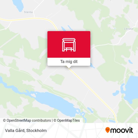 Valla Gård karta