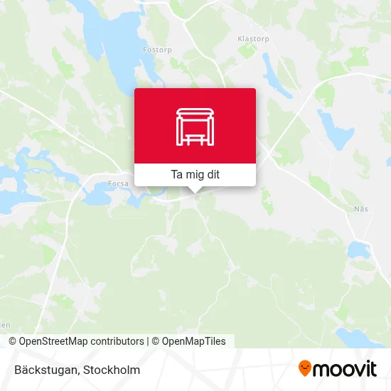 Bäckstugan karta