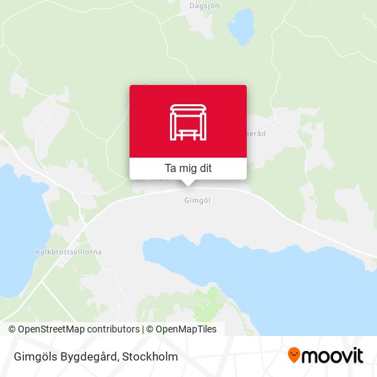 Gimgöls Bygdegård karta