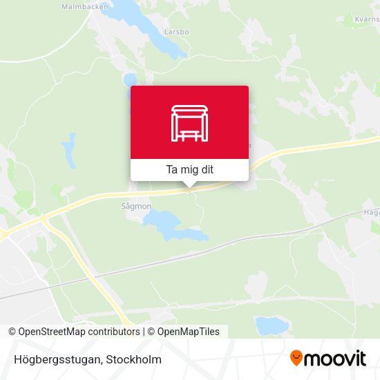 Högbergsstugan karta