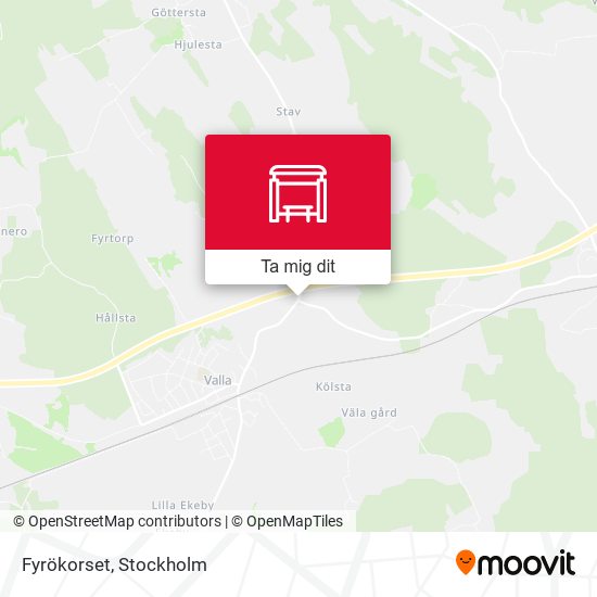 Fyrökorset karta