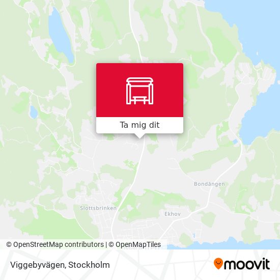 Viggebyvägen karta